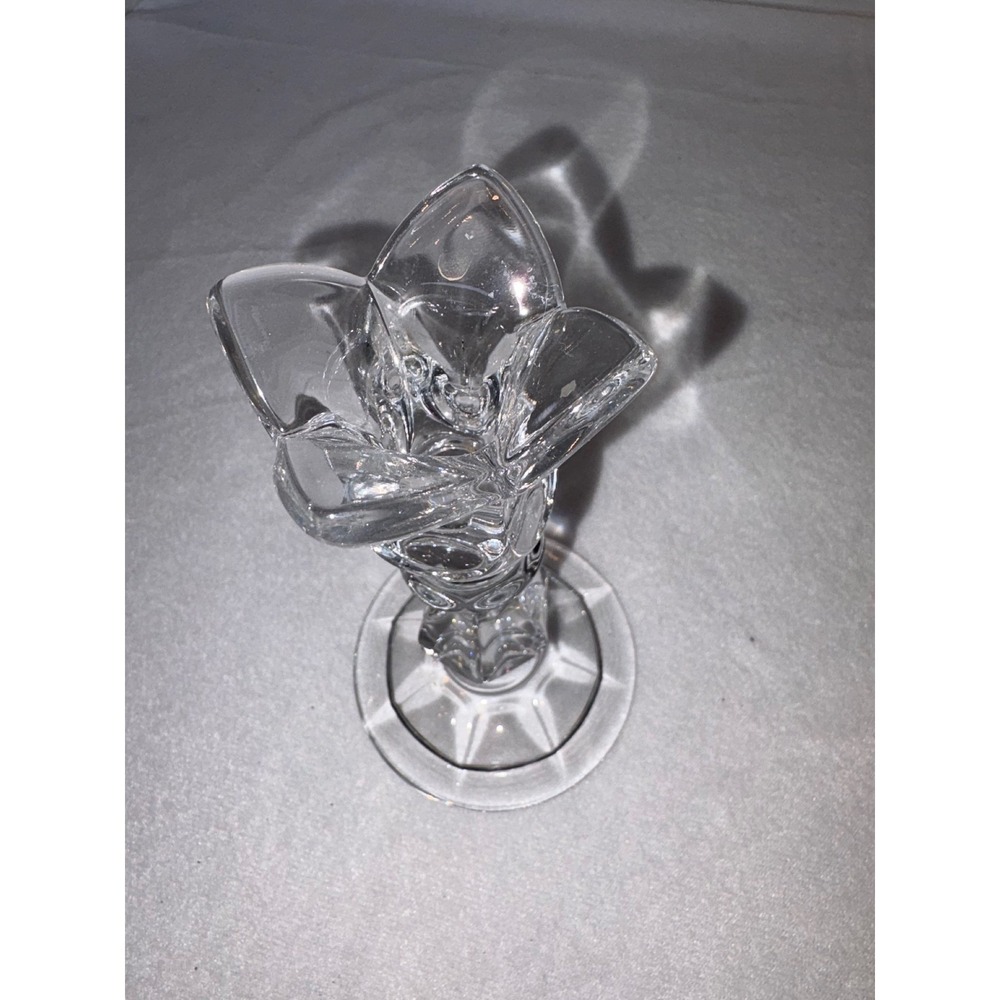 Gorham Crystallites Viscount Lead Crystal Candlestick Holder 6.75in Vintage - Picture 3 of 8